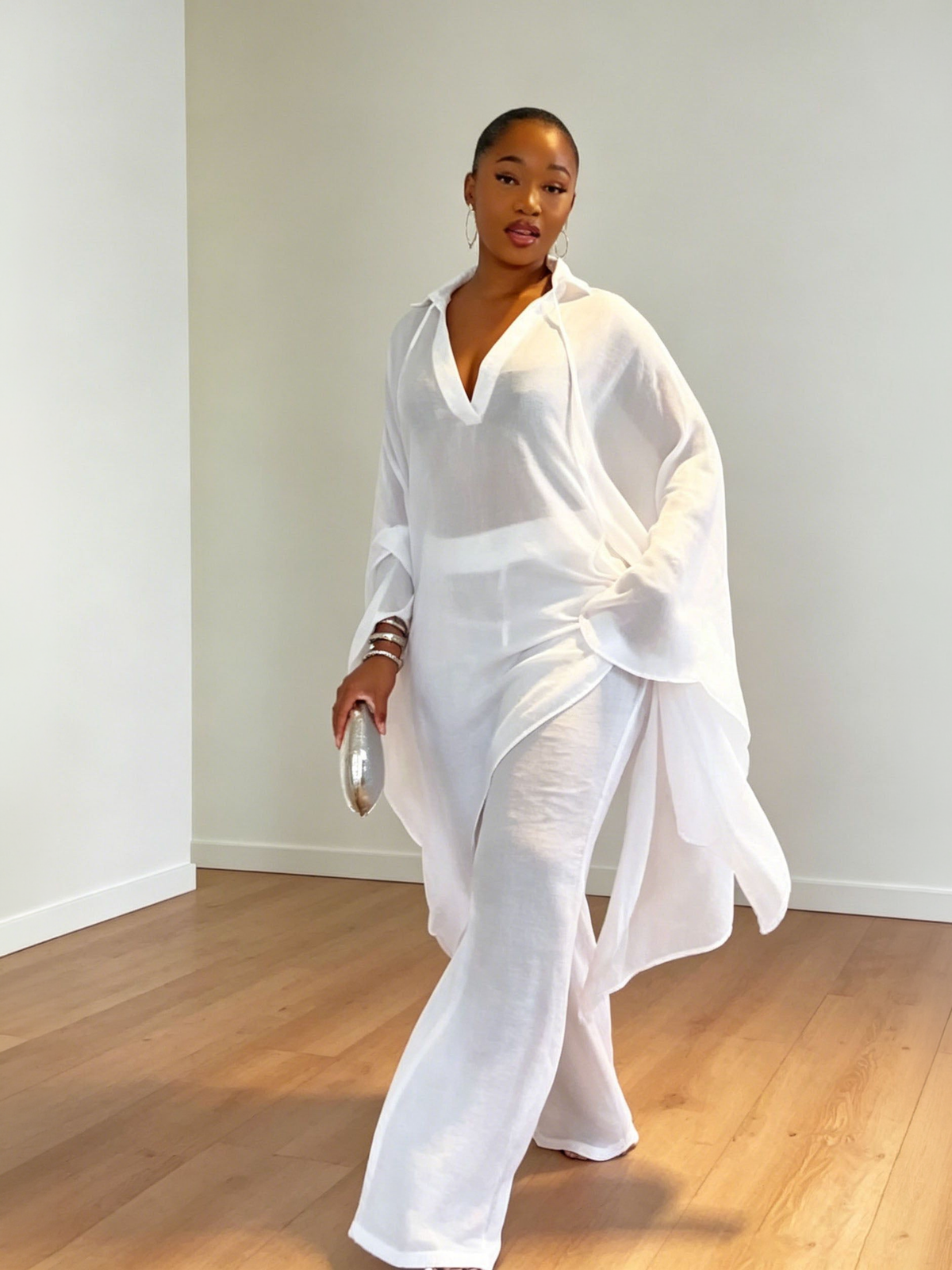 Oversized Tunic & Pants Set